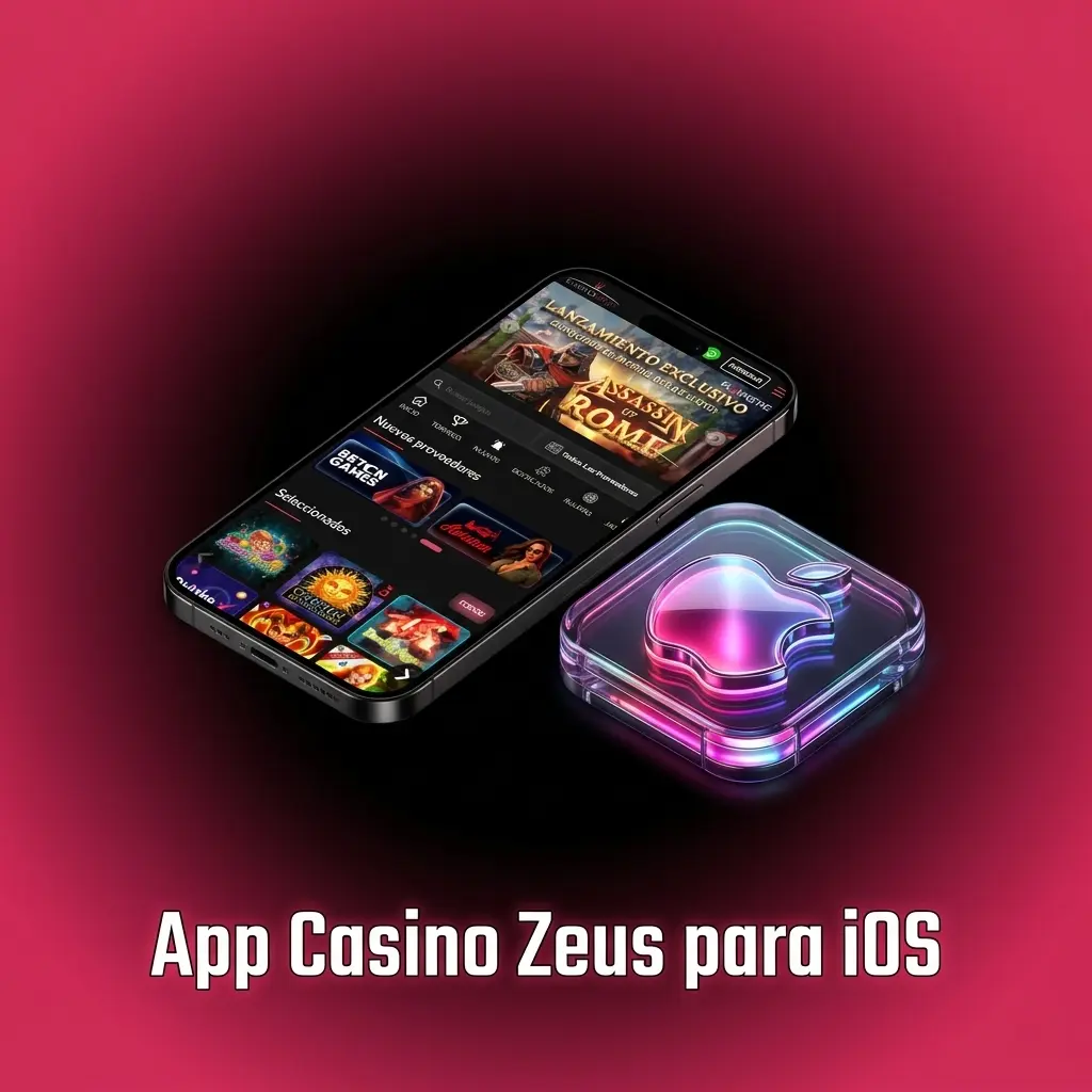 App Casino Zeus para iOS en iPhone y iPad, gratuita con todas las funciones del sitio web oficial