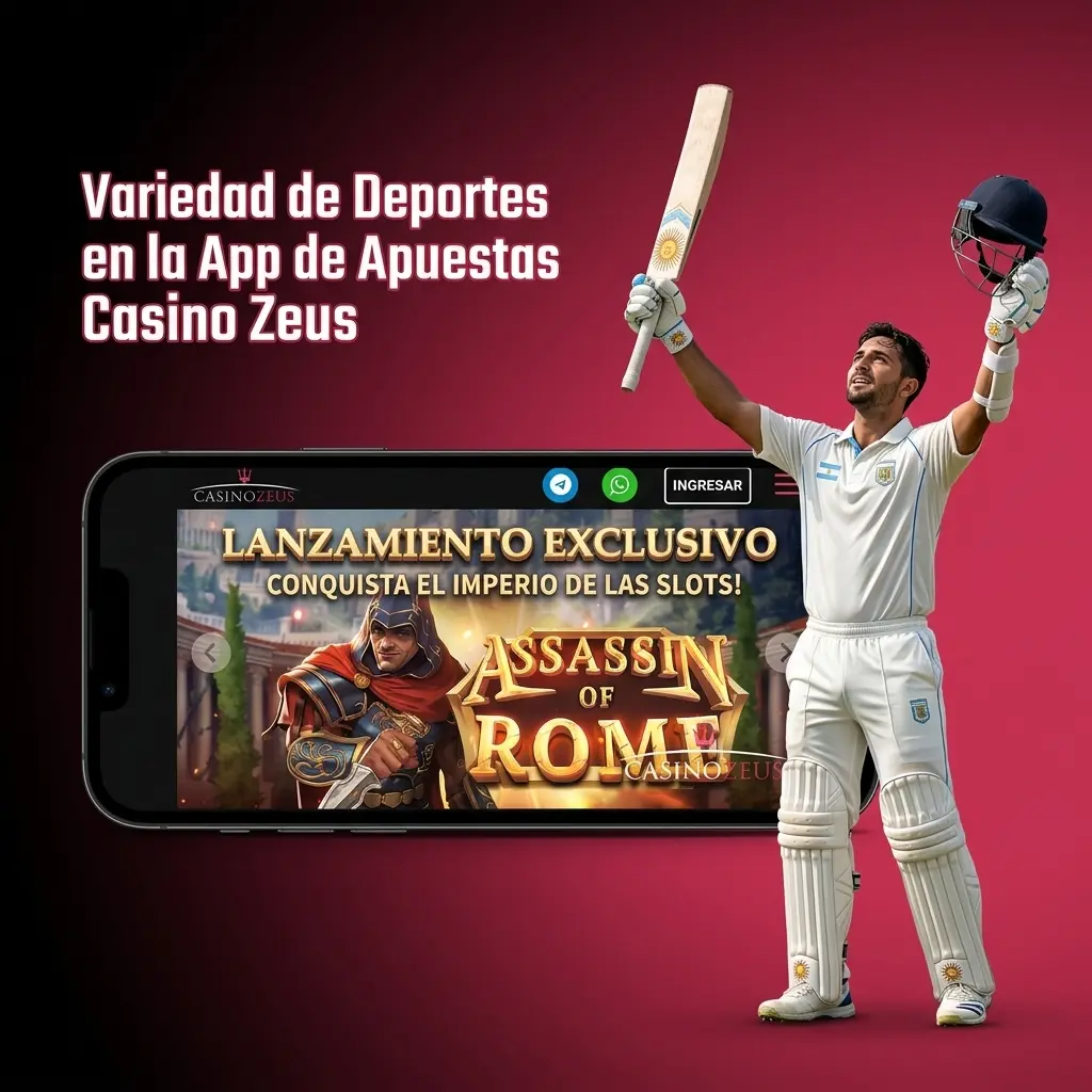 Variedad de deportes en Casino Zeus app: fútbol, tenis, eSports y más con apuestas en vivo y cuotas en tiempo real.